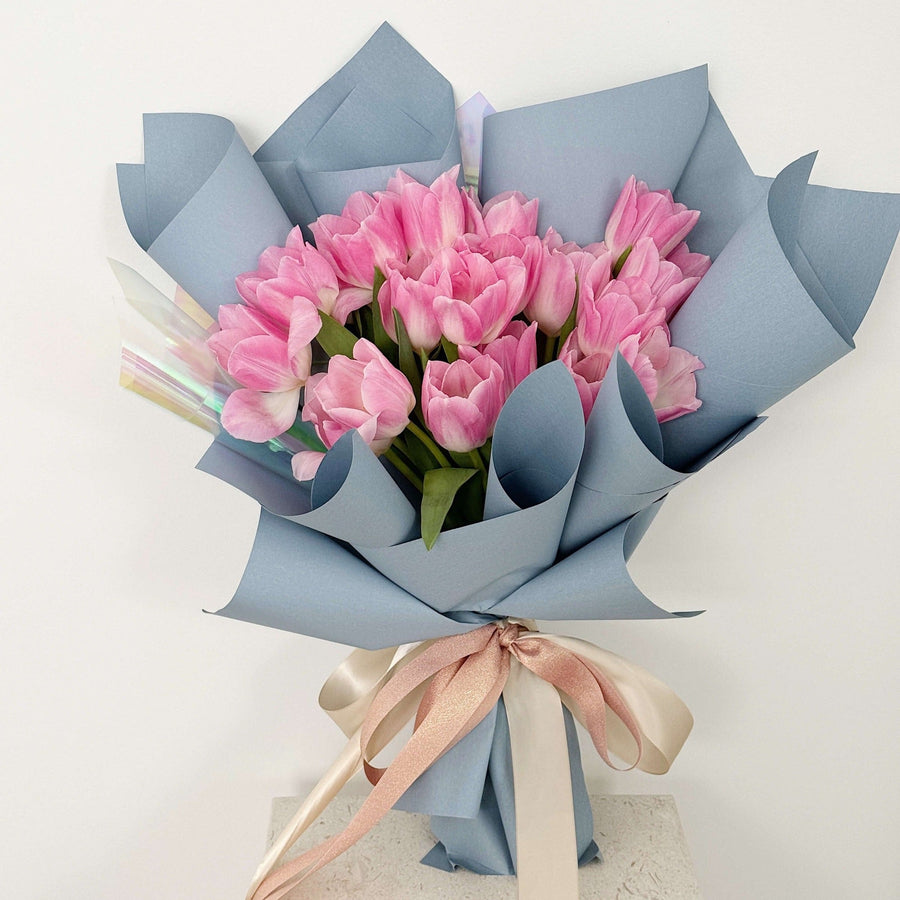 Fresh Flower Bouquet - Tulips (Sydney Delivery Only) - Luxe Bouquet roses that last a year