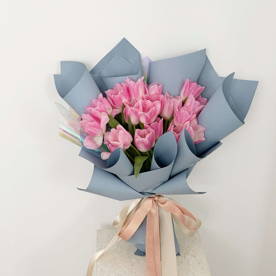 Fresh Flower Bouquet - Tulips (Sydney Delivery Only) - Luxe Bouquet roses that last a year