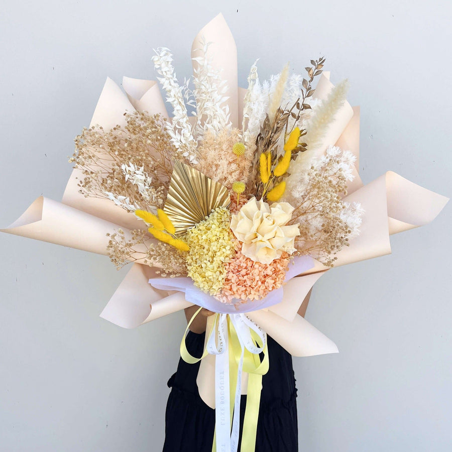 Dried Flower Bouquet - Summer Days - Sydney Delivery Only - Luxe Bouquet roses that last a year