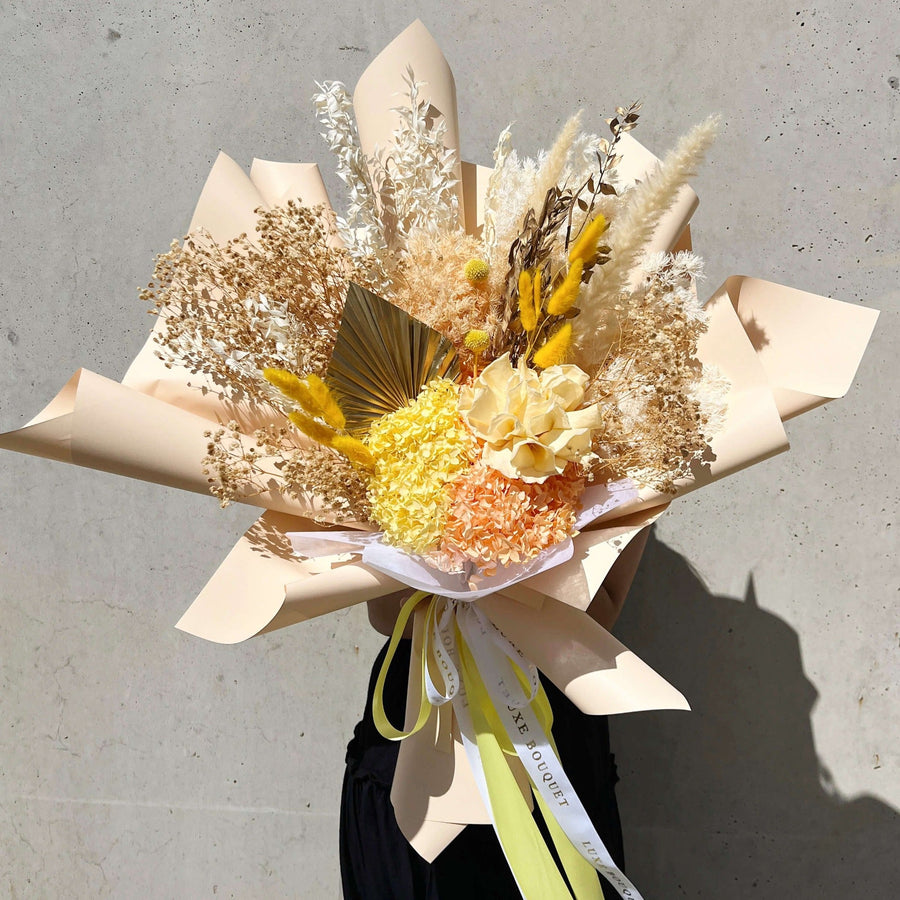 Dried Flower Bouquet - Summer Days - Sydney Delivery Only - Luxe Bouquet roses that last a year