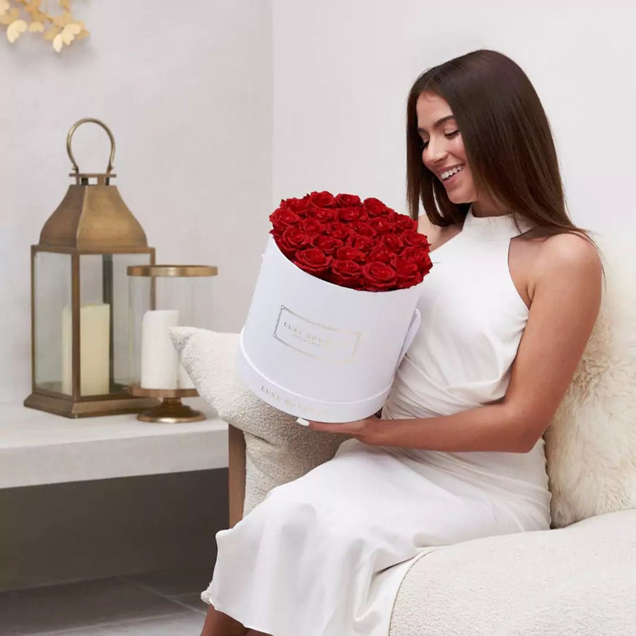Grand Luxe Bouquet Box - Red Roses - Luxe Bouquet roses that last a year
