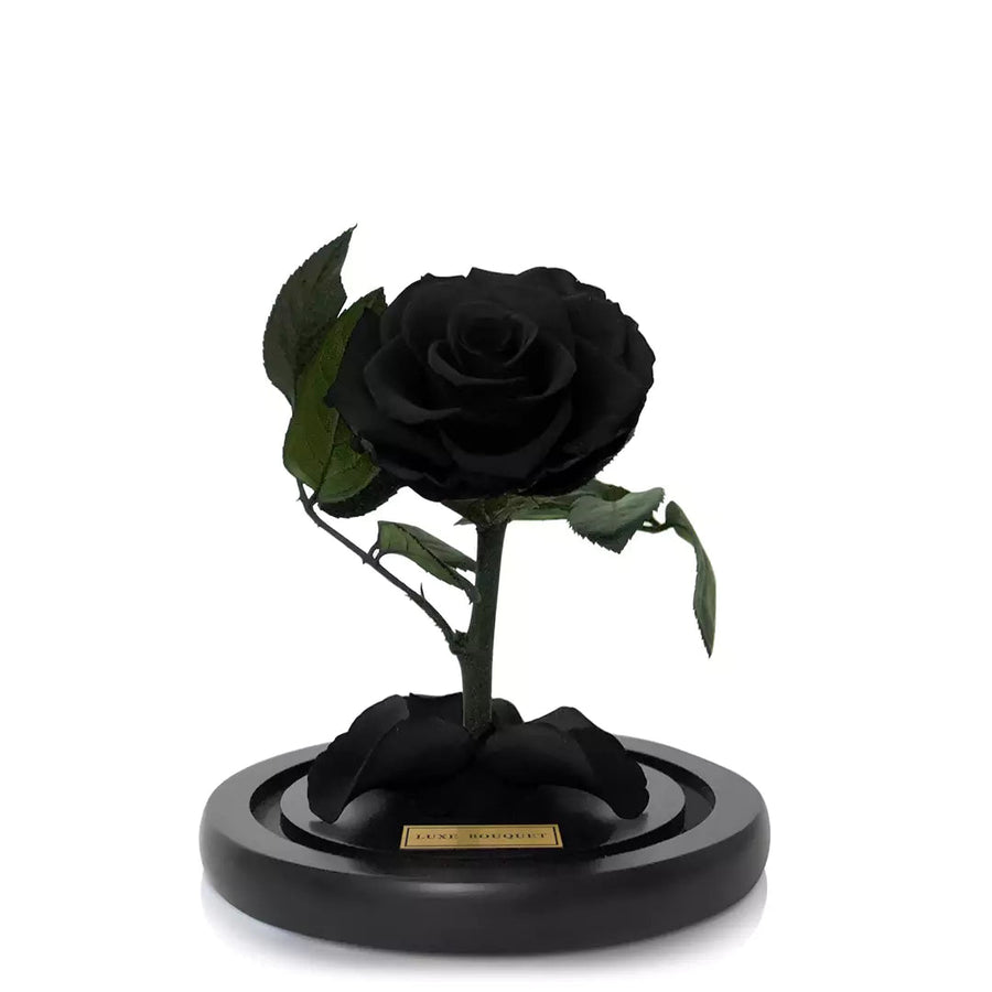 Mini Everlasting Rose - Black - Luxe Bouquet roses that last a year