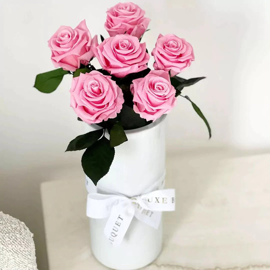 Everlasting Long Stemmed Roses - Luxe Bouquet roses that last a year