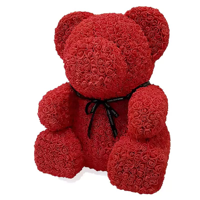 Giant Rose Bear (METRO SYDNEY ONLY) - PREORDER SHIPS FROM 30/11/2022 - Luxe Bouquet roses that last a year