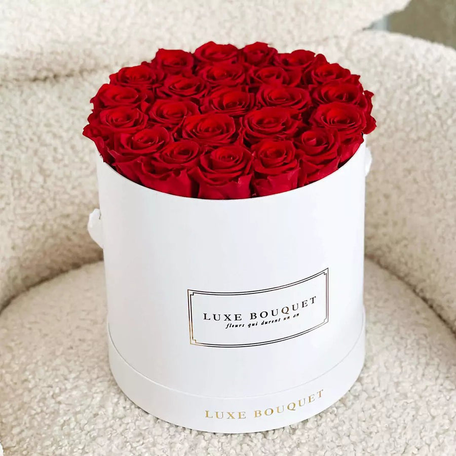 Grand Luxe Bouquet Box - Red Roses - Luxe Bouquet roses that last a year