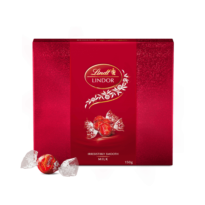 Lindt Lindor Chocolate Gift Box 150g - Luxe Bouquet roses that last a year