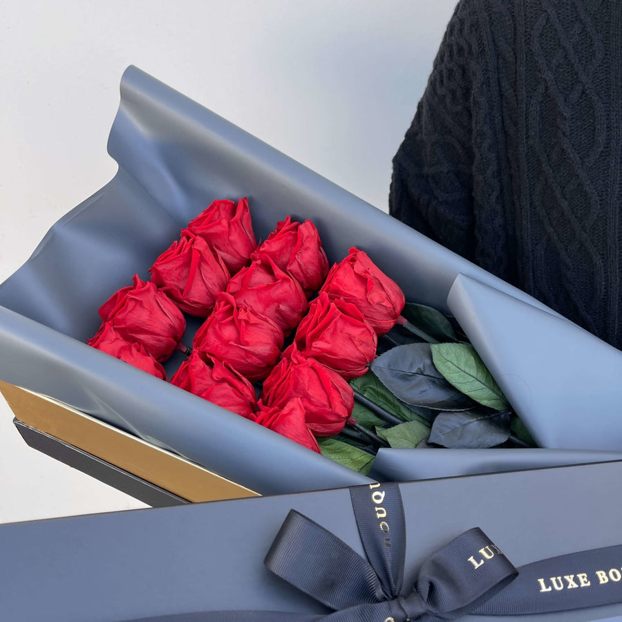 Long Stem Roses Box Long Stemmed Roses Box - Everlasting Roses