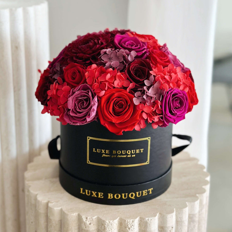 Medium La Fleur - Mixed Flower Box - Luxe Bouquet roses that last a year
