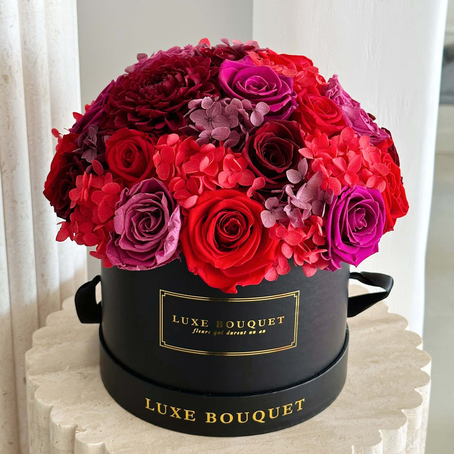 Medium La Fleur - Mixed Flower Box - Luxe Bouquet roses that last a year