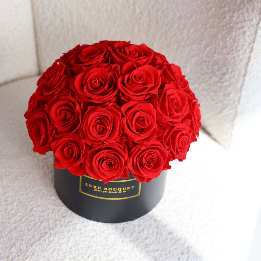 Medium La Fleur Rose Box - Luxe Bouquet roses that last a year