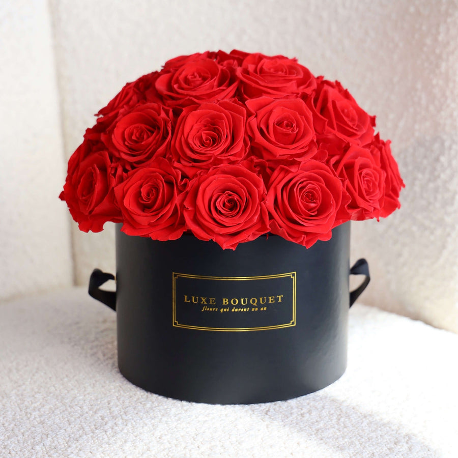 Medium La Fleur Rose Box - Luxe Bouquet roses that last a year