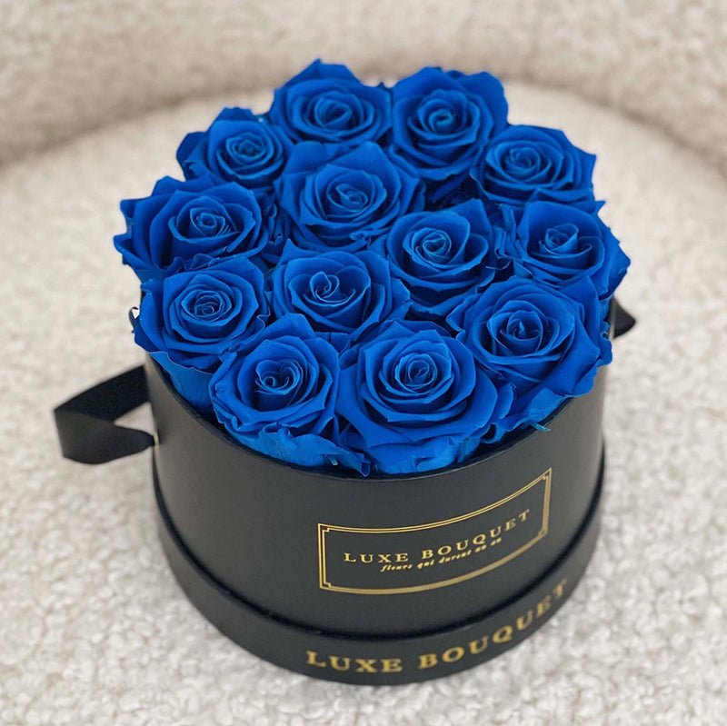 Medium Round Everlasting Bouquet Box - Luxe Bouquet roses that last a year