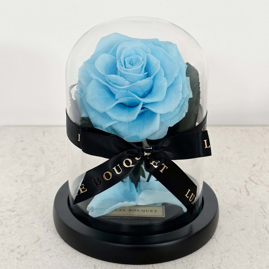 Mini Everlasting Rose - Blue - Luxe Bouquet roses that last a year