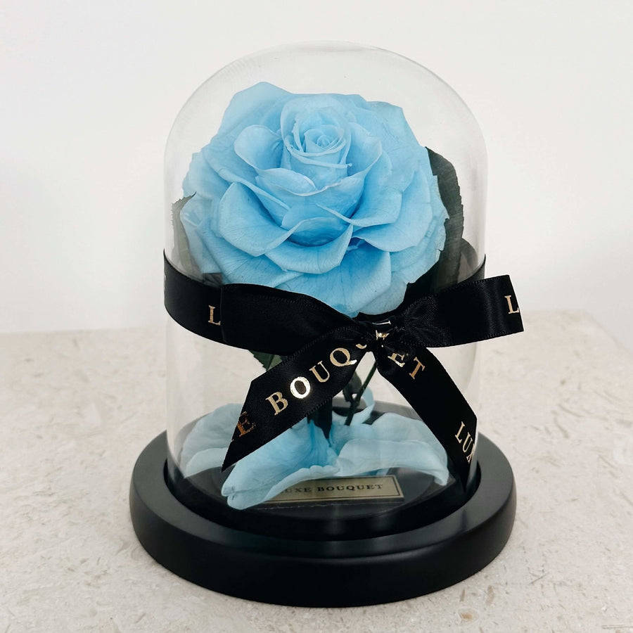 Mini Everlasting Rose - Blue - Luxe Bouquet roses that last a year
