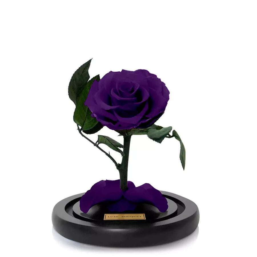 Mini Everlasting Rose - Purple - Luxe Bouquet roses that last a year