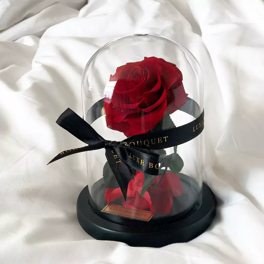 Mini Everlasting Rose - Red - Luxe Bouquet roses that last a year