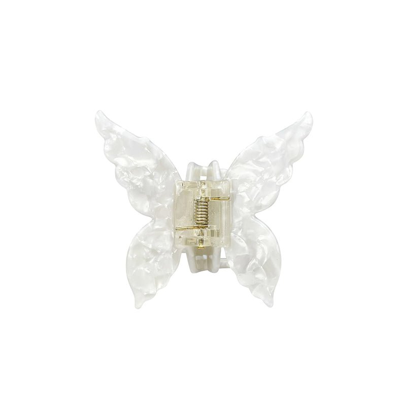 Orora Hair Butterfly Claw Clip - Pearl White - Luxe Bouquet roses that last a year