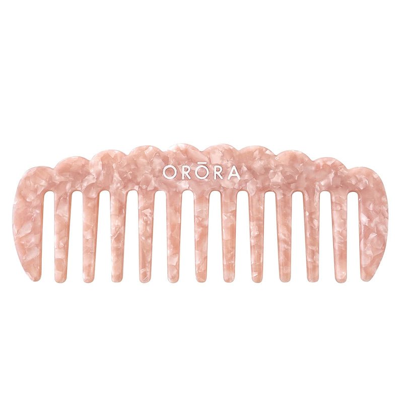 Orora Hair Cloud Wide Tooth Hair Comb - Peachy Pink - Luxe Bouquet roses that last a year