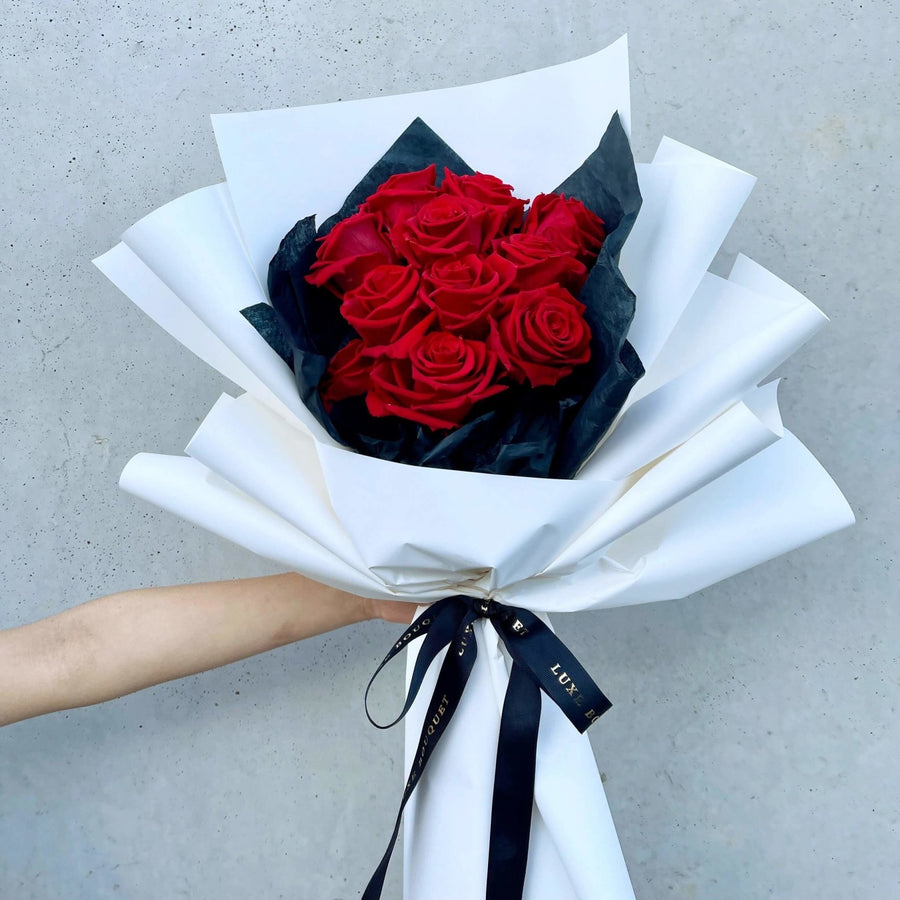 Rose Bouquet - Long Stemmed Everlasting Roses