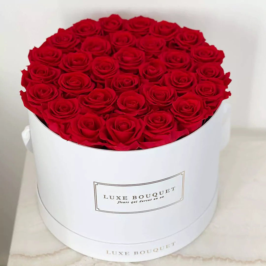 Super Grand Luxe Bouquet Everlasting Roses Box - Luxe Bouquet roses that last a year